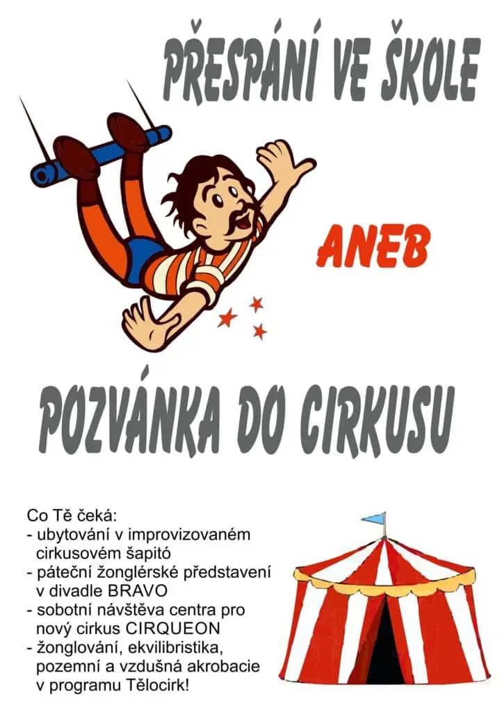 Přespání pro první stupeň 19. 4. 1